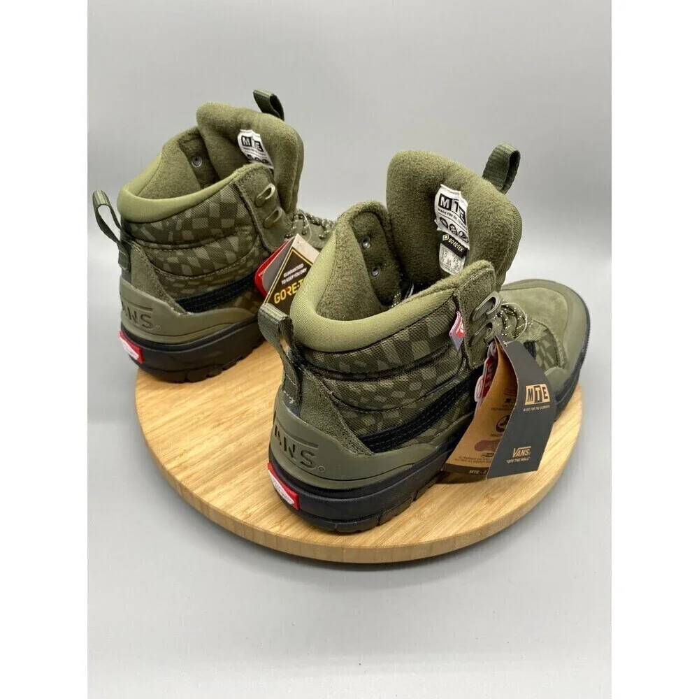 Vans Boots Green Camo MTE Gore-Tex UltraRange EXO Hi Hiking Mens 8 / Womens 9.5